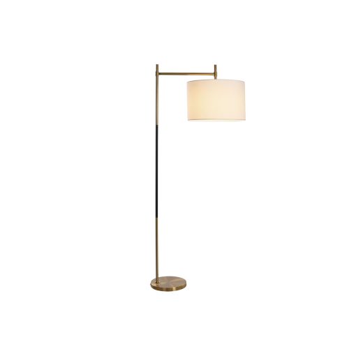 Luminária de chão 76 x 43 x 169 cm Preto Dourado Metal 220 V 50 W - Image 5