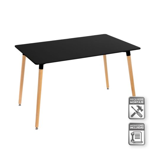 Mesa Preto Natural 120 x 80 x 75 cm - Image 2