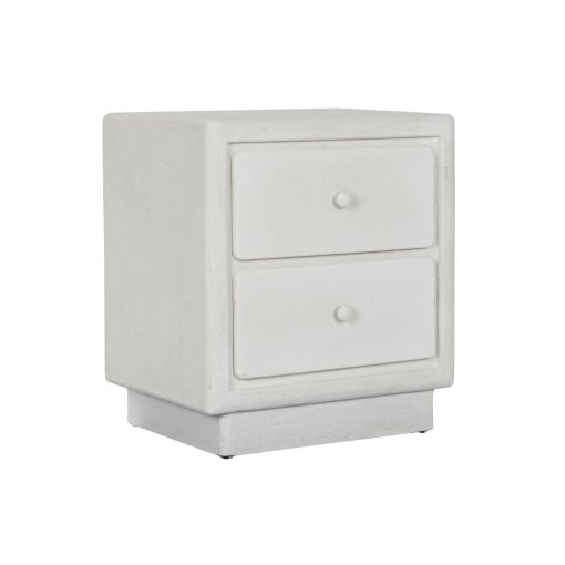 Mesa de Cabeceira Branco 48 x 36 x 53 cm