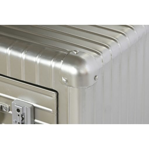 Mesa de Cabeceira Prateado Metal Madeira MDF 46 x 39 x 63 cm - Image 5