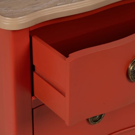 Mesa de Cabeceira Terracota 80 x 38 x 65,5 cm - Image 5