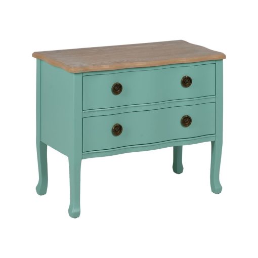 Mesa de Cabeceira Turquesa 80 x 38 x 65