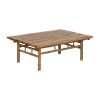 Mesa de Centro Bege 100 x 70 x 36 cm