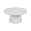 Mesa de Centro Branco 80 x 80 x 38 cm