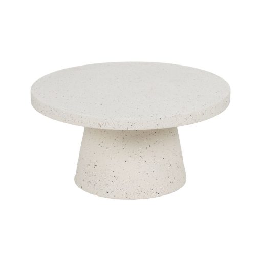 Mesa de Centro Branco 80 x 80 x 38 cm