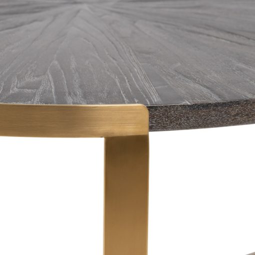 Mesa de Centro Dourado Catanho escuro 90 x 90 x 45 cm - Image 5