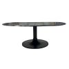 Mesa de Centro Metal Mármore (120 x 70 x 39 cm)