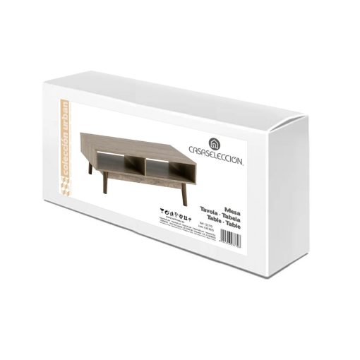 Mesa de Centro Natural 100 x 50 x 37,5 cm - Image 6
