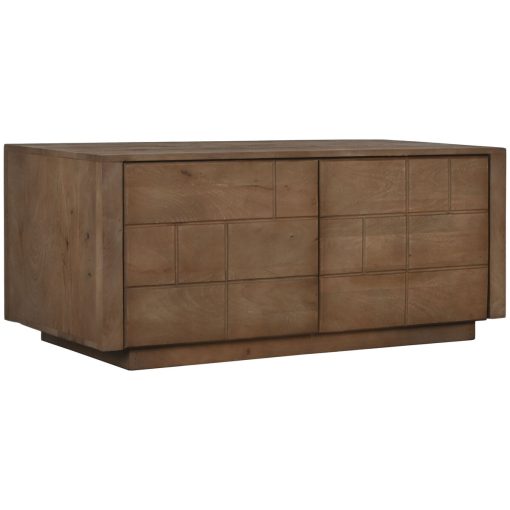 Mesa de Centro Natural 110 X 50 X 46 cm