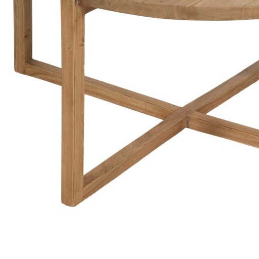 Mesa de Centro Natural 80 x 80 x 40 cm - Image 6