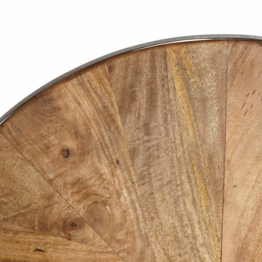 Mesa de Centro Prateado Natural 100 x 100 x 45 cm (2 Unidades) - Image 6