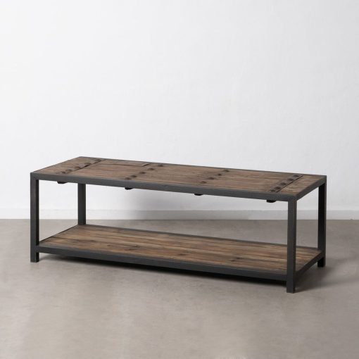 Mesa de Centro Preto Natural 165 x 64 x 55 cm - Image 5