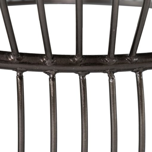 Mesa de Centro Preto Prateado 90 x 90 x 48 cm - Image 5