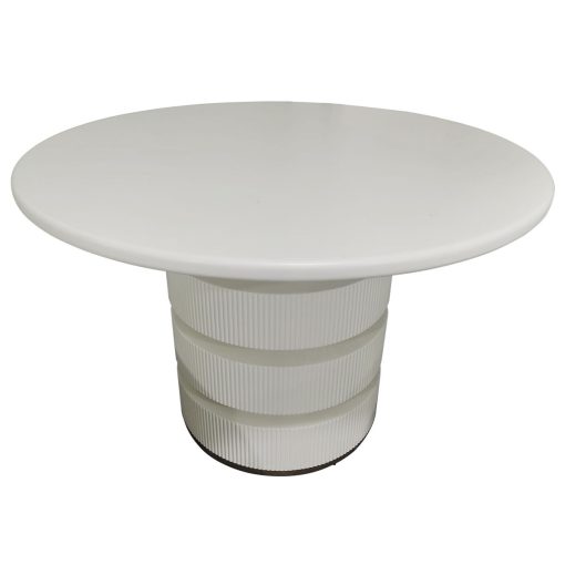 Mesa de Jantar Branco Madeira de abeto Madeira MDF 120 X 120 X 80 cm