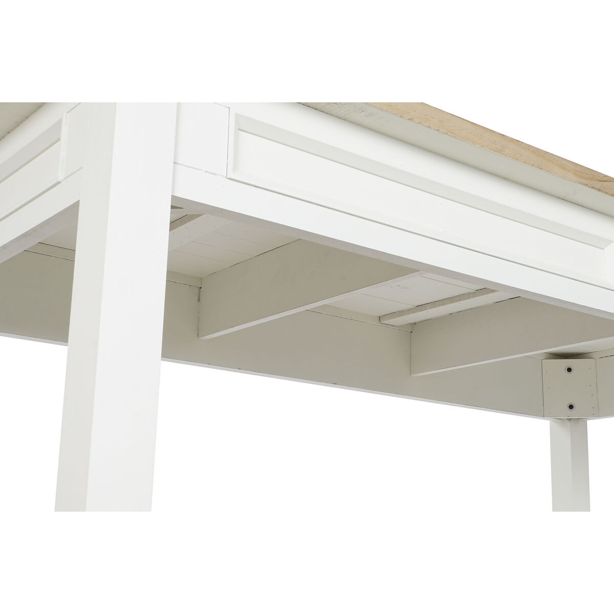 Mesa de Jantar Castanho Bege Madeira de paulónia 160 x 80 x 79 cm - Image 6