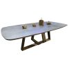 Mesa de Jantar Cerâmica Teca 240 X 120 X 78 cm