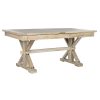 Mesa de Jantar Natural Madeira Reciclada Madeira de olmo 180 x 90 x 76 cm