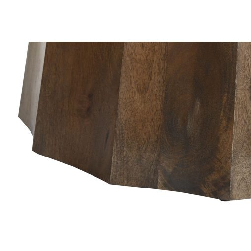 Mesa de Jantar Preto Castanho Mármore Madeira de mangueira 120 x 120 x 76 cm - Image 5