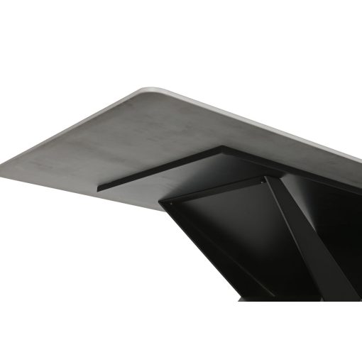 Mesa de Jantar Preto Metal Cerâmica 180 x 90 x 75 cm - Image 6