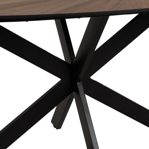 Mesa de Jantar Preto Natural Ferro 178 x 80 x 77 cm - Image 6