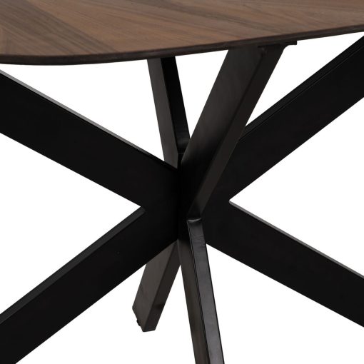 Mesa de Jantar Preto Natural Ferro 178 x 80 x 77 cm - Image 6