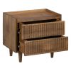 Mesa de apoio APRICOT Natural Madeira de mangueira 45 x 30 x 40 cm
