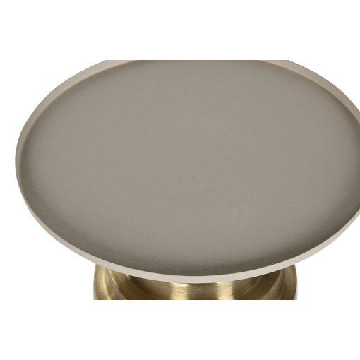 Mesa de apoio Creme Dourado 46 x 46 x 52 cm - Image 2