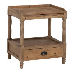 Mesa de apoio Natural 60 x 50 x 68 cm