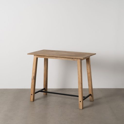 Mesa de apoio Preto Natural 110 x 60 x 90 cm - Image 2