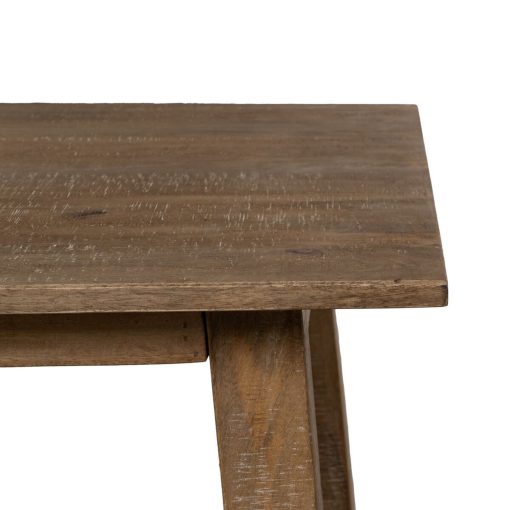 Mesa de apoio Preto Natural 110 x 60 x 90 cm - Image 5