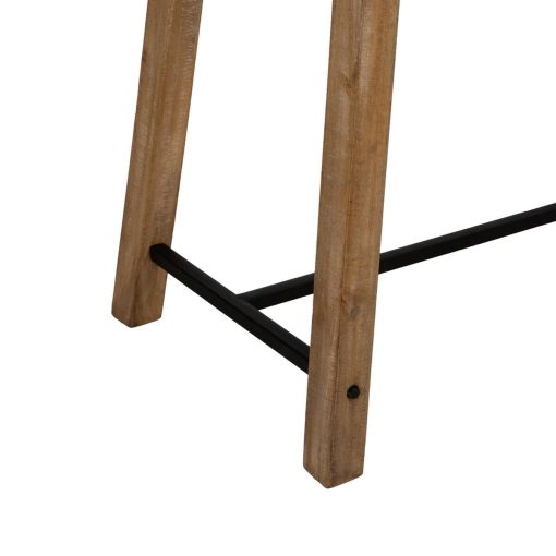 Mesa de apoio Preto Natural 110 x 60 x 90 cm - Image 6