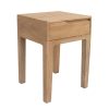 Mesa de apoio STRAIGHT LINE Natural Madeira de mangueira 40 x 40 x 65 cm
