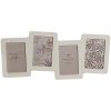 Moldura de Fotos Bege Cristal Madeira MDF Escandinavo 50 X 2 X 22 cm