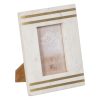 Moldura de Fotos Branco Dourado Cobre Mármore 10 x 15 cm 19 x 1