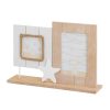 Moldura de Fotos Branco Natural Madeira MDF