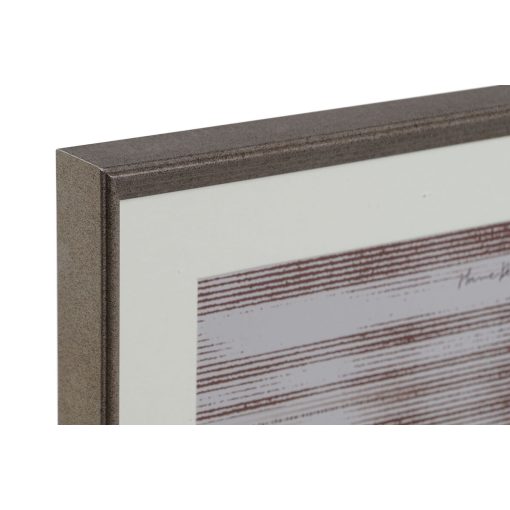 Moldura de Fotos Castanho Natural Cristal poliestireno Urbana 34 x 3 x 34 cm (2 Unidades) - Image 2