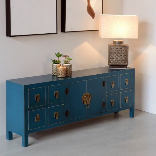 5 cm Azul Madeira MDF