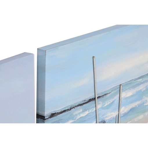 Pintura Barco Mediterrâneo 120 x 3 x 60 cm (2 Unidades) - Image 2