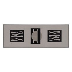 Alternative view of Pintura Branco Preto 150 x 3 x 50 cm