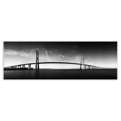 Pintura Branco Preto 180 x 3 x 60 cm