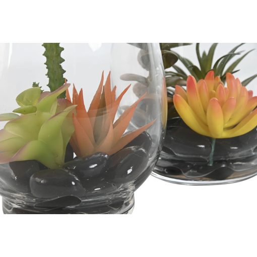 Planta Decorativa PVC Cristal 10 x 10 x 15 cm (2 Unidades) - Image 2