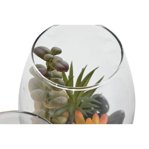 Planta Decorativa PVC Cristal 10 x 10 x 15 cm (2 Unidades) - Image 3