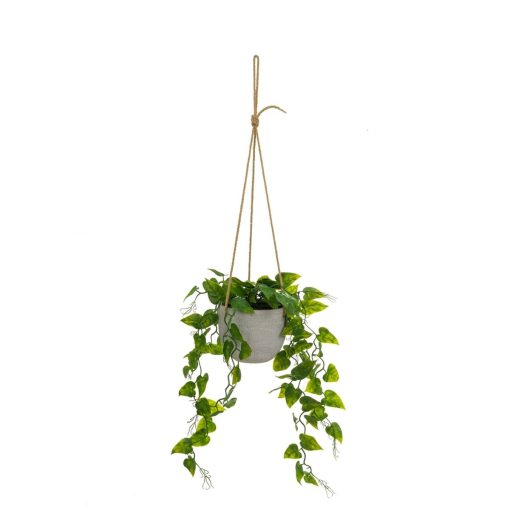 Planta Decorativa Polietileno Cimento 23 x 23 x 46 cm - Image 3