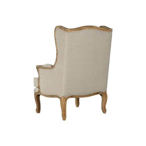 Poltrona Branco Natural Madeira de mangueira 72 x 75 x 110 cm - Image 3