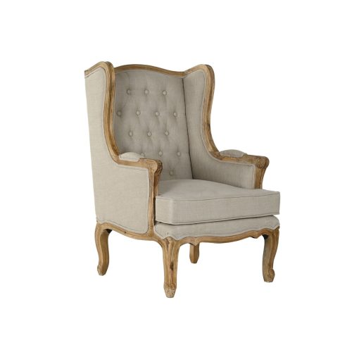 Poltrona Branco Natural Madeira de mangueira 72 x 75 x 110 cm