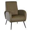 Poltrona Preto Verde 68 x 97 x 86 cm