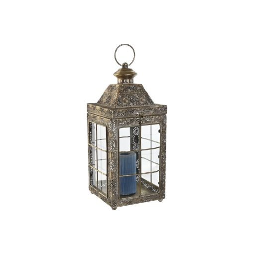 Postes de iluminação Dourado Metal Cristal Árabe 26 x 26 x 53 cm (2 Peças) - Image 4