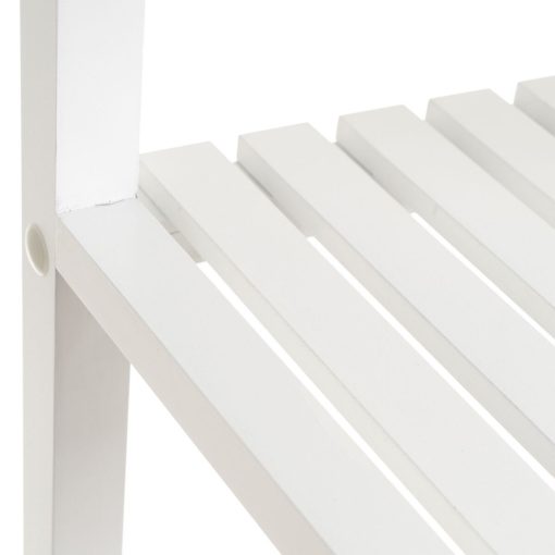 Prateleira de Casa de Banho Branco 31 x 31 x 102 cm - Image 3