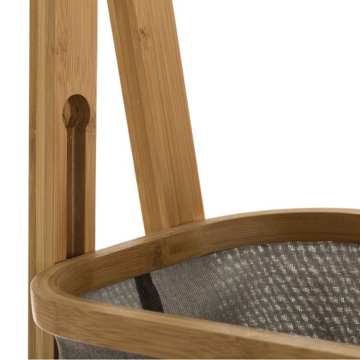 Prateleira de Casa de Banho Cinzento Natural 45 x 36 x 98 cm - Image 4