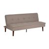 Sofá-cama Bege 181 x 88 x 85